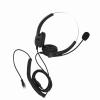 Easy to Use Lossless Sound Call Center Headphones, 360 Headphones Comfortable Wearing Cordless Phone Headset, for Call Center Playing Game (Crystal Head) view 2