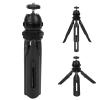 Tabletop Tripod, Mini Tripod with 360 Degree Adjustable Ball Head 1/4in Screw Hole 2 Sections Plastic Mini Retractable Tripod Travel Tripod for Mobile Phone, Smartphone (Plastic) view 4
