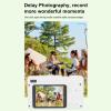 1080P HD Digital Camera, HD Color Display, 8X Zoom and Prevent Shake Function, Small and Portable, Digital Camera with Supplementary Light, AF Focusing Technology (White) view 4
