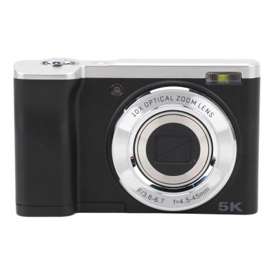 GOWENIC Digital Camera 5K, Front 16MP Camera Rear 12MP Camera Auto Focus 10x Optical Zoom Anti Shake with 2.8 Vlogging Camera, for Video Creation and Live Streaming