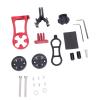 Stem Extension Mount Holder for Computer & Sports Camera for Bryton Cateye with Direct Wide Slot Design (Red) view 2