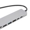 8 in 1 Type C Hub with 4K HD Multimedia Interface, USB 3.0, RJ45, 87W PD, Memory Card Adapter for Pro, Type C Docking Station view 4