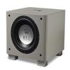 REL T/9x 10-Inch Powered Subwoofer  Sealed Design with Class AB Amplifier, RCA Inputs, and Deep Bass for HiFi Stereo Systems, Home Theater, and Surround Sound  High Gloss Grey Finish view 1