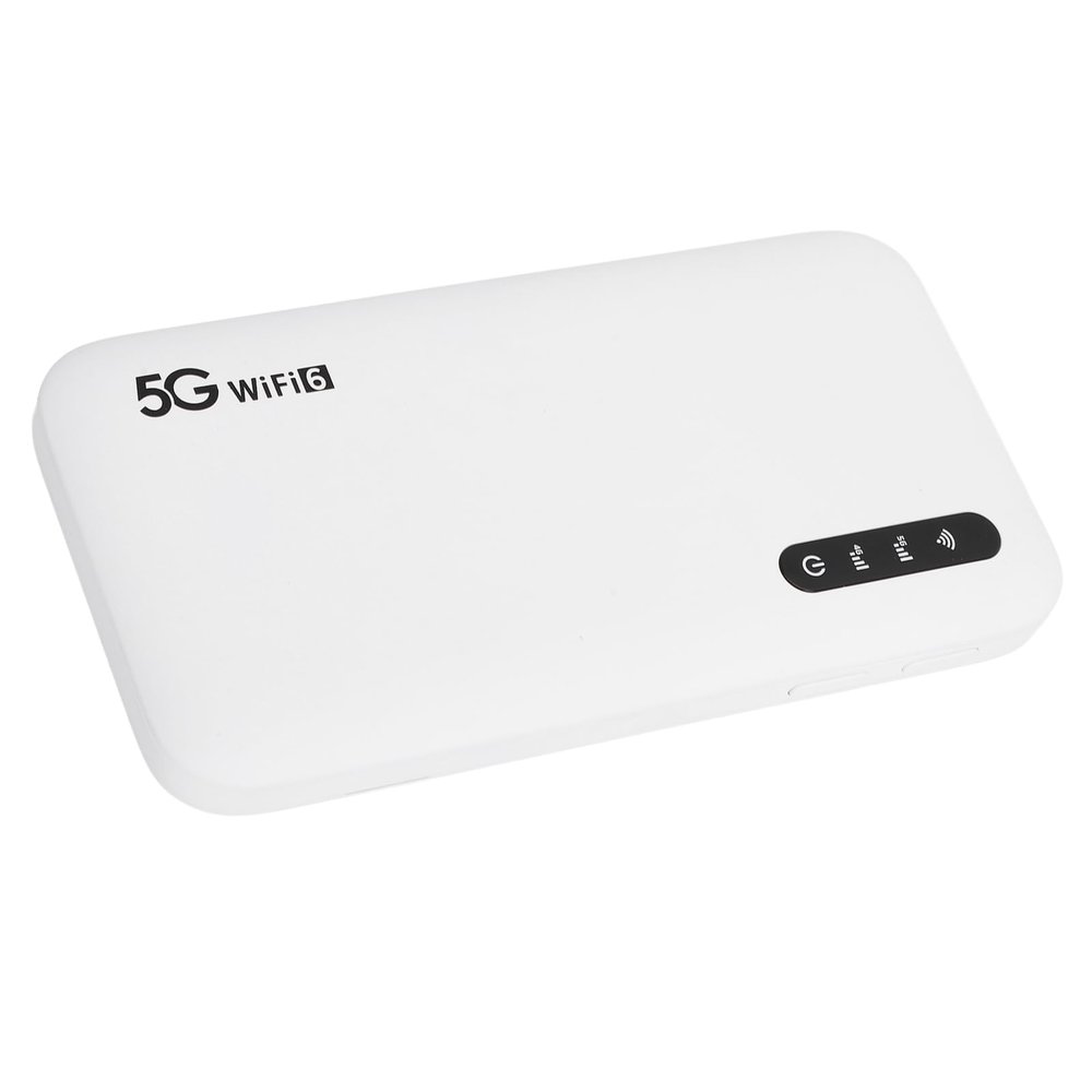 5G Mobile Hotspot for Travel, 5G 6 Mobile Hotspot Router with Sim Card Slot, Support 16 Devices, 6100mAh Portable Device for Phone Tablet