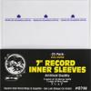 (500 Pack) 7-Inch Vinyl Record Inner Sleeves  Archival Quality, Anti-Static, Triple-Layer HDPE & Rice Paper for Added Rigidity  Acid-Free, Snug Fit, Durable & Easy to Handle view 2