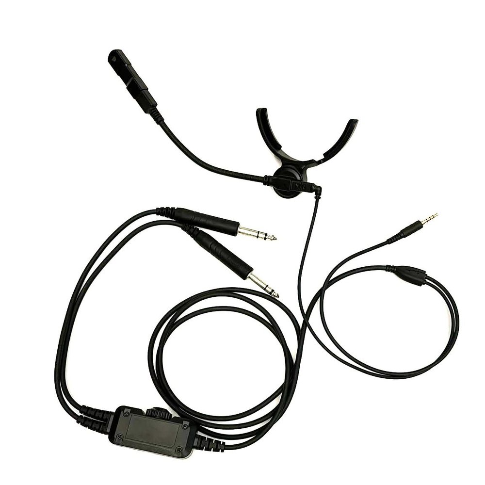 Crystal Mic Pro R for WH-1000XM4 (Dual Plugs for General Aviation)