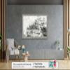 Industrial Nickel 43" Deco TV Frame for Samsung The Frame/Pro TVs view 2