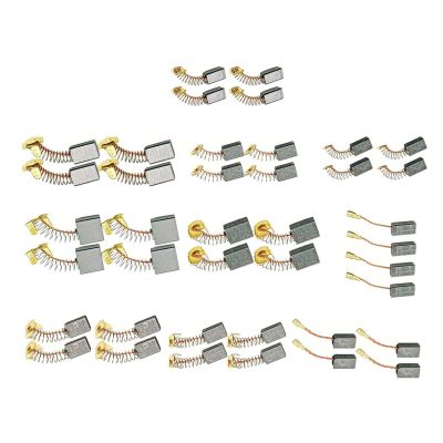 10 Sizes Electric Motor Carbon Brushes Replacement Assortment for Replacement Power Tool Part Repair
