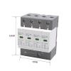 Boartechs Voltage Surge Arrester Device AC SPD Surge Protection 2P 4P 1020KA 2040KA 30KA60KA House Lightning Protector Low-Voltage Arrester(2P 230V,30-60KA) view 2