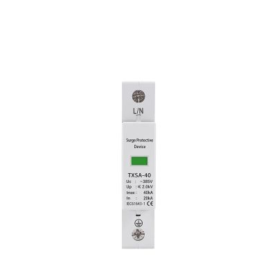 Boartechs Voltage Surge Arrester Device AC SPD 1P 275V 385V 420V 20KA 40KA 60KA House Lightning Surge Protector Protection Protective Low-Voltage Arrester Device(420V,30-60KA)