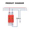 Boartechs Voltage Surge Arrester Device AC SPD 2P 275V 385V 420V 20KA 40KA 60KA House Lightning Surge Protector Protection Protective Low-Voltage Arrester Device(385V,10-20KA) view 3
