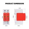 Boartechs Voltage Surge Arrester Device AC SPD 2P 275V 385V 420V 20KA 40KA 60KA House Lightning Surge Protector Protection Protective Low-Voltage Arrester Device(385V,20-40KA) view 4