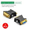 24+1 DVI Male to HDMI-Compatible Female Converter to DVI Adapter Support 1080P HD 24+5 DVI to Fit Compatible PC HDTV Projector Adapte(C) view 2