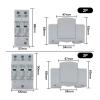Boartechs Voltage Surge Arrester Device Power Surge Protective Device SPD Arrester Low Voltage House 2P 3P Surge Voltage Protection DC 12V 24V 48V 500V 800V 1000V 40KA(2P,DC48V 10-20KA) view 3