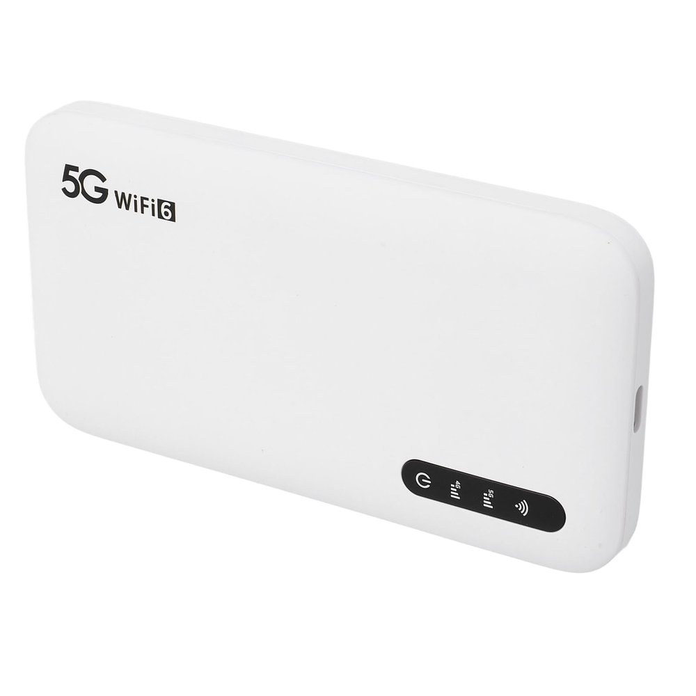 5G Mobile Hotspot, Band WiFi6 Mobile Hotspot Device High Speed Support 16 Devices with SIM Card Slot, Portable 5G Wi Fi Travel Router for Phone Tablet