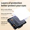 Andoer Pocket RGB Video Light Photography LED Fill Light 2500K-9000K Dimmable 22 Scene Effects Video Conference Light for Computer Tablet Phone DSLR Camera Built-in Battery with Phone Holder view 4