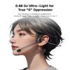 USB Headset with Mic for PC-Laptop,Open Ear Headphones Design for Long Wear, Computer Headset with Call Noise Reduction Premium Stereo Sound for Call Center, MS Teams, Skype, Webinars and More (Black) view 3