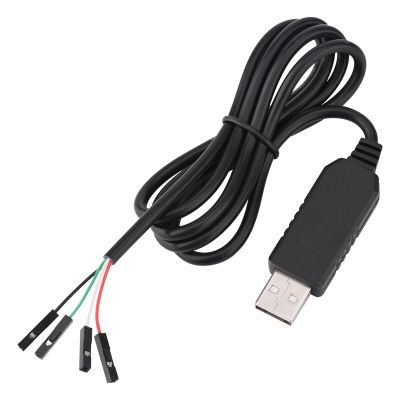 Respicefinem USB to COM TTL Serial Adapter PL2303HX RS2 Upgraded Converter Cable Light Weight Convenient for STC Download