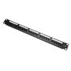Dpofirs 25 Port Patch Panel CAT3, Anti Interference, RJ11 Through Coupler 25 Ports Anti Interference Gold Plated Pin CAT3 Patch Panel for 19 Inch Rack Cabinet view 2