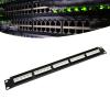Dpofirs 25 Port Patch Panel CAT3, Anti Interference, RJ11 Through Coupler 25 Ports Anti Interference Gold Plated Pin CAT3 Patch Panel for 19 Inch Rack Cabinet view 3