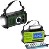 Dual Power Emergency Radio Bundle: 2X 10000mAh Hand Crank & Solar Radios  Stay Prepared and Connected in Any Crisis view 1