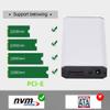 chenyang M.2 NVME/AHCI PCIe SSD to Oculink SFF-8612 SFF-8611 Hard Disk Enclosure Case Converter Adapter with SFF-8611 Data/DC Power Cable view 3