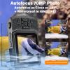 8K UHD 70MP WiFi Digital Camera with 64GB Card Rugged Waterproof Dustproof Shockproof 33FT Underwater Camera Dual-Screen Selfie for Snorkeling Autofocus Point and Shoot Digital Camera (Orange) view 3
