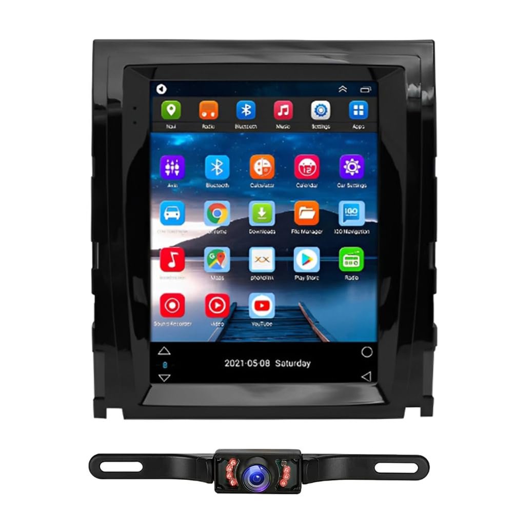 2+32G Wireless Car Play Double Din Car Stereo Radio Compatible with Escalade 2007-2014,9.7 "Touchscreen Car Radio Audio Receiver with Wireless Android Auto Support Bluetooth,SWC,Camera,GPS Navigation