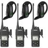 SAMCOM 3 Pack FPCN10A Two-Way Radios with 3 Pcs Wireless Earpiece with Mic for Walkie Talkies Long Range view 1