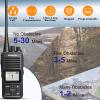 SAMCOM 3 Pack FPCN10A Two-Way Radios with 3 Pcs Wireless Earpiece with Mic for Walkie Talkies Long Range view 2