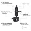 FlightPro ProAviator Cockpit Yoke Mount and Suction Cup Set for iPads, General Aviation Avionics and Tablet Mounting view 4