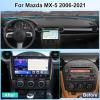9'' Double Din Car Stereo for Mazda MX-5 2006-2021 with Wireless Carplay Android Auto, Head Unit Touch Screen Car Audio Receiver GPS Navigation Bluetooth FM AM AHD SWC AHD Backup Camera view 2