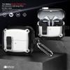 2 Pack Security Lock Cover for Samsung Galaxy Buds 3 Pro Buds3 Case Shockproof Funda Sleeve with Hook,Yellow view 3