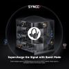 SYNCO XTALK XPro2 Wireless Intercom Headset System with Microphone Communication System Random Master Device,2.4GHz Full Duplex 500 M/1640 FT Real-time Monitoring 24H Working Time Telephone Headsets view 2