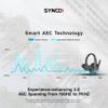 SYNCO XTALK XPro2 Wireless Intercom Headset System with Microphone Communication System Random Master Device,2.4GHz Full Duplex 500 M/1640 FT Real-time Monitoring 24H Working Time Telephone Headsets view 3