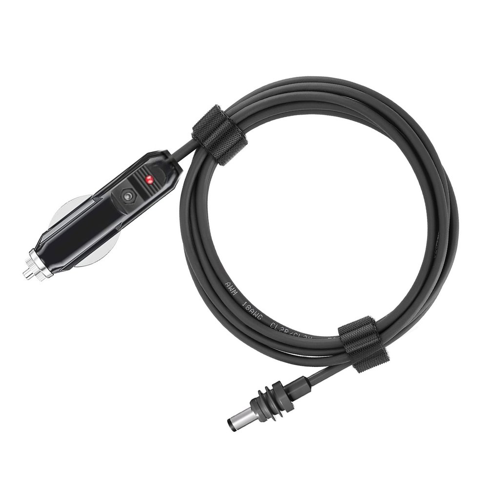 Dpofirs Mini DC Power Cable, Satellite DC Car Adapter Charger Power Supply Cable, 18AWG Water Resistant Mini Cable for Trucks Buses Lorries Ships (10m / 32.8ft)