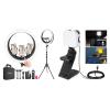 NEEWER Ring Light RP19H 19 inch with Stand, 3 Phone Holders and LED Streaming Light, Upgraded 2.4G/Touch Control, Smooth Dimming at 1%, 42W CRI 97+ 2540lux, Professional for Streaming Zoom Lighting view 1
