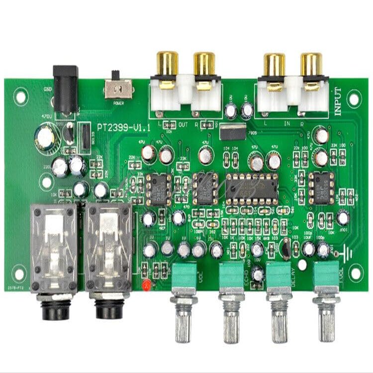 Tool Part for PT2399+JRC5532 Karaoke Pre-Amplifier Tone Amplifier Board