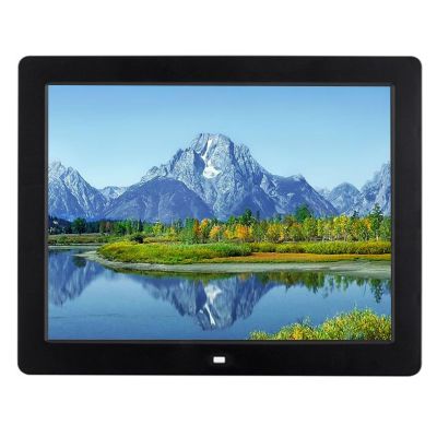 12-inch High-Definition Digital Photo Frame, Ultra-Thin Design, Suitable for Both Commercial and Home Use(Black)