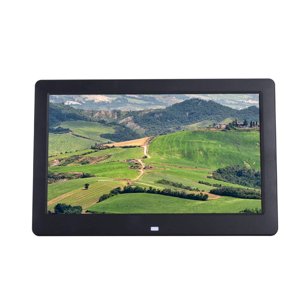 10.1-inch Digital Photo Frame, Loop Playback of Video and Pictures, Music Playback, Suitable for Home and Business Use(Black)
