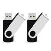 Wholesale/Lot/Bulk - 5,10 Pack Black Metal USB Flash Drives 2.0 Memory Stick Storage Data Thumb Pen Fold U Disk (5 Pack - 8GB) view 4