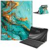 Keyboard Case for Samsung Galaxy Tab A9 Plus/A9+ 5G 11 Inch 2023, Galaxy Tab A9 Plus Case with Keyboard, with S Pen Holder Galaxy Tab A9+ 11" (SM-X210/X216/X218) Keyboard Case, Marbling 11 view 1