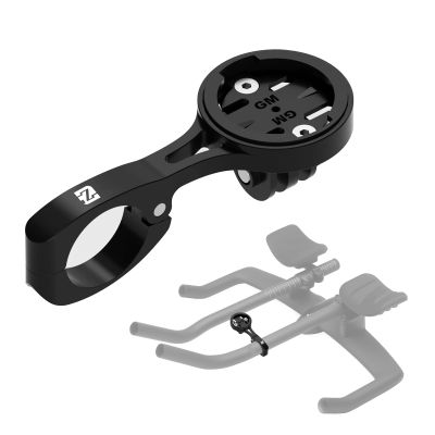 ZIDAOKA Bike GPS Computer Mount,Aero Bar Bike Computer Mount Designed for 22.2mm & 22.4mm Handlebars Work for Garmin,for Wahoo,for Bryton & for Cateye,Sport Camera Integrated Bike Light Bracket