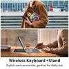 Keyboard Case for Samsung Galaxy Tab A9 Plus/A9+ 5G 11 Inch 2023, Galaxy Tab A9 Plus Case with Keyboard, with S Pen Holder Galaxy Tab A9+ 11" (SM-X210/X216/X218) Keyboard Case, Buddha view 3