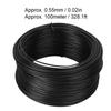 Respicefinem Galvanized Iron Wire Cable Tie 100-Meter Roll 0.55mm Diameter for DIY Projects Gardening Electronics Organization and More Wire Cable Clips Organizer Holders Clamps view 3
