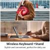 Keyboard Case for Samsung Galaxy Tab A9 Plus/A9+ 5G 11 Inch 2023, Galaxy Tab A9 Plus Case with Keyboard, with S Pen Holder Galaxy Tab A9+ 11" (SM-X210/X216/X218) Keyboard Case, Red Galaxy view 3