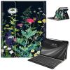 Keyboard Case for Samsung Galaxy Tab A9 Plus/A9+ 5G 11 Inch 2023, Galaxy Tab A9 Plus Case with Keyboard, with S Pen Holder Galaxy Tab A9+ 11" (SM-X210/X216/X218) Keyboard Case, Wildflowers view 1
