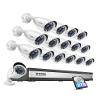 ZOSI H.265+ 1080p 16 Channel Security Camera System, 16CH DVR Recorder with AI Human Vehicle Detect, 16 x 1080p Weatherproof CCTV Bullet Camera Outdoor Indoor 80ft Night Vision, Motion Alerts, 2TB HDD view 1