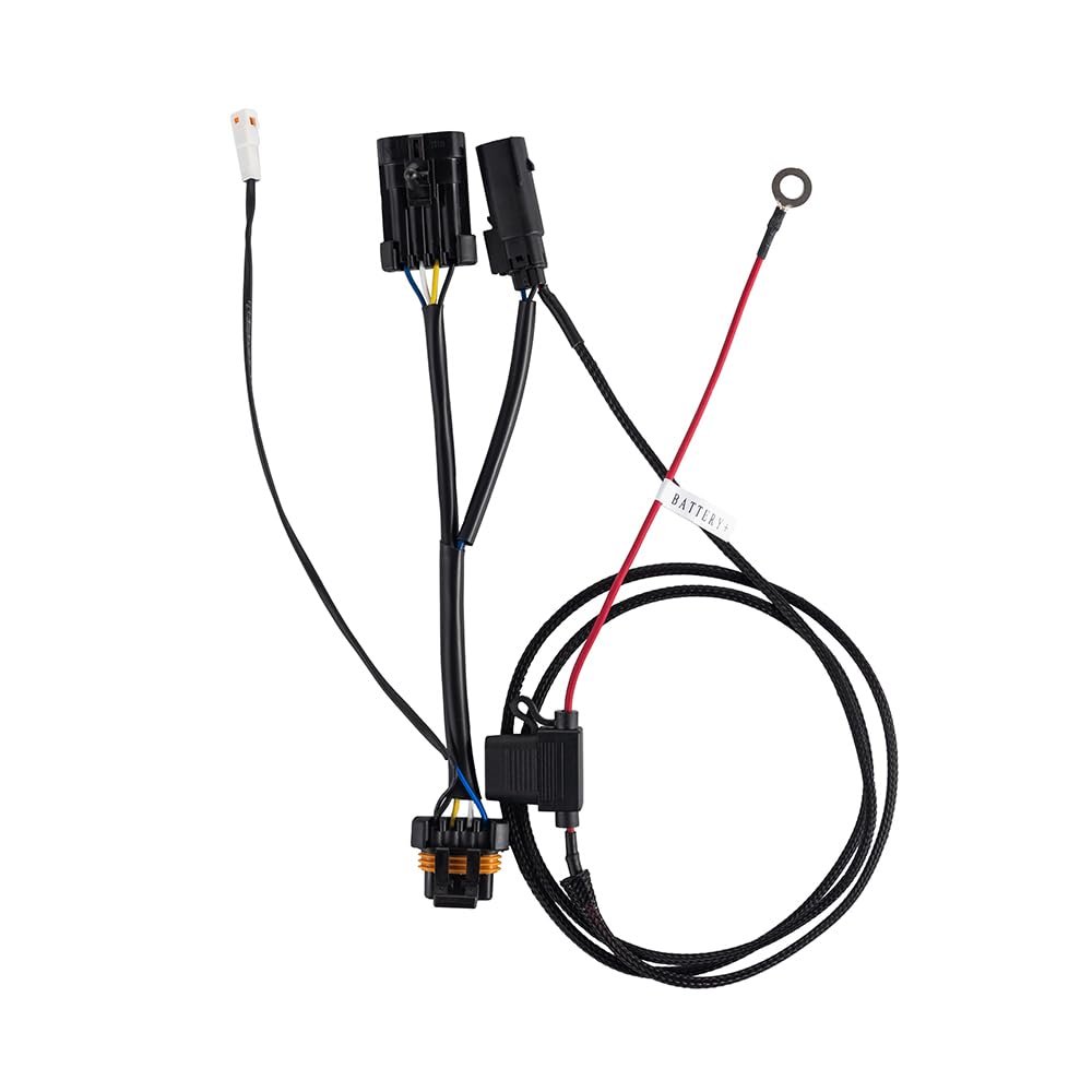 Advanblack Wire Harness Low Rider ST Audio Power Harness for Rockford Fosgate Audio On St Fairing