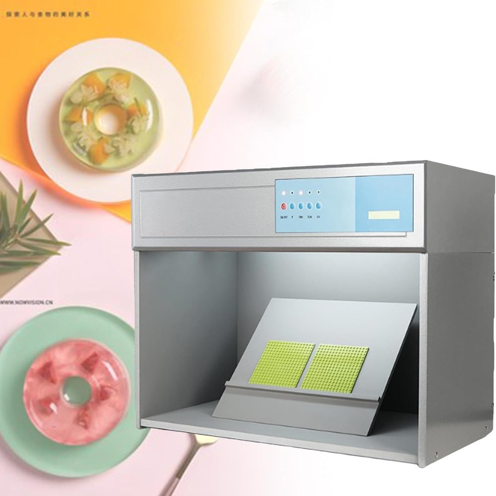 LPLYAA Color Light Matching Cabinet 6 Light Sources: D65 Tl84 Uv F Cwf U30 Assessment Cabinet Fabric Textile Clothes Color Cabinet Device Tool